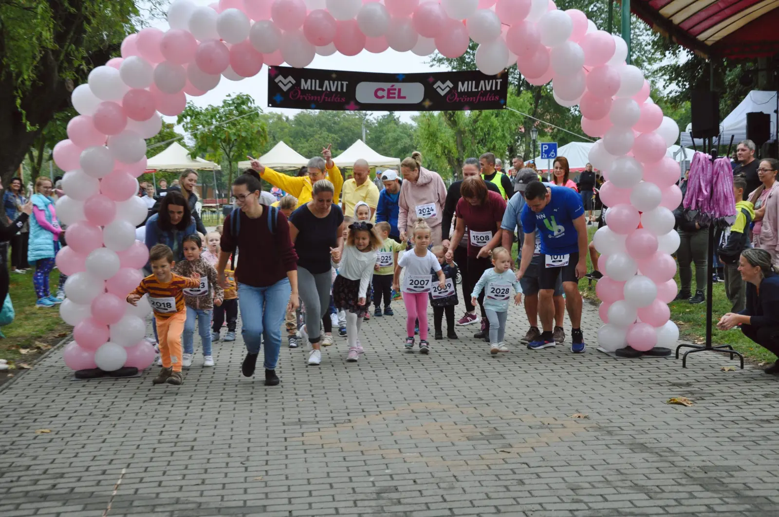Children’s race at the MILAVIT charity fun run